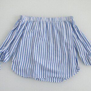 Old Navy Women's Off The Shoulder 3/4 Sleeve Blouse